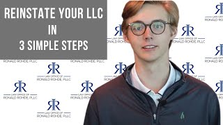 How to Reinstate Your LLC 3 simple steps online [upl. by Ainival]