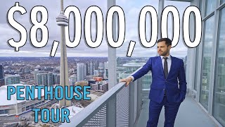 Touring inside an 8 Million Toronto Penthouse with INSANE views [upl. by Yrogerg99]