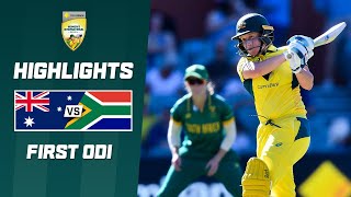 Australia v South Africa 202324  First ODI [upl. by Sinnaiy522]