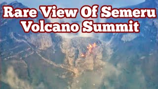 Rare View Of Semeru Volcano Summit SilicaRich Volcanic Plug Dome [upl. by Duong399]