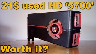 The 20 used HD 5770 GPU Deal Replacing thermal paste  benchmarks in 7 games [upl. by Yzzik]