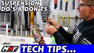 Top 10 Dirt Bike Suspension Tips Dos amp Donts [upl. by Evvy577]