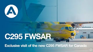 Exclusive visit of the new C295 FWSAR for Canada [upl. by Frieder]