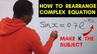 Changing Subject Formula in Trigonometry Exponential and Natural Log [upl. by Humpage919]