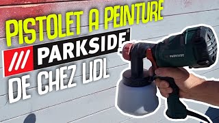 Pistolet Ã peinture PARKSIDE PFS 400 A1 LIDL [upl. by Adianez]