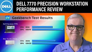 DELL 7770 Precision Workstation Performance Review [upl. by Chad374]