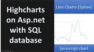 How to create line charts on ASPNET Web Form with MS SQL Server Database and Highcharts tutorial [upl. by Scevor473]