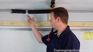 Single Spring to a Pair Garage Door Torsion Springs [upl. by Hoseia]