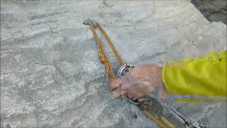 TUTORIAL ALPINISMO 3  Come fare la CALATA in corda doppia [upl. by Ramgad165]