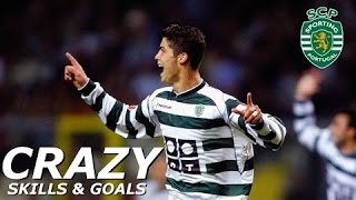 Cristiano Ronaldo Sporting Lisbon Skills amp Goals HD [upl. by Benedikta]