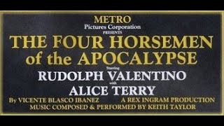 The Four Horsemen of the Apocalypse  1921  starring Rudolph Valentino  directed by Rex Ingram [upl. by Bowler]