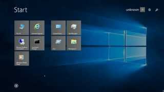 Windows 81 Start screen in Windows 10 RTM [upl. by Michaeline409]