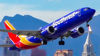 27 AWESOME Boeing 737 MAX Takeoffs amp Landings in 14 MINUTES [upl. by Oitaroh]