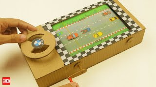 How To Make Car Racing Desktop Game from Cardboard [upl. by Harle]