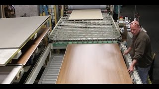 DSI Panel High Pressure Laminate Lamination Line [upl. by Naffets]