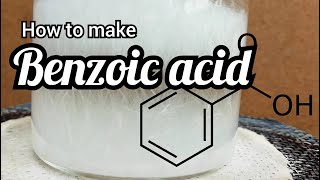 How to make benzoic acid [upl. by Templia]