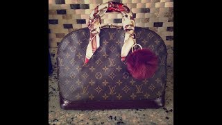 DIY How to Paint Louis Vuitton Handbag Rehab [upl. by Goggin]