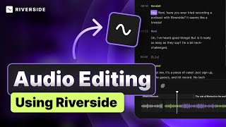 NEW Riverside Editor Tutorial How to Edit Audio Podcasts in Riverside [upl. by Tayib500]