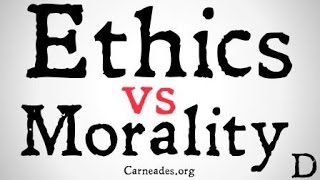 Ethics vs Morality Philosophical Distinctions [upl. by Ahsika]