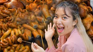 Street food tour of Chinatown in Yangon [upl. by Lozano266]