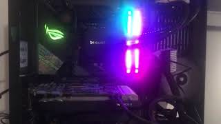 How to sync Corsair Memory iCue with Aura Sync  Armoury Crate [upl. by Eustazio]