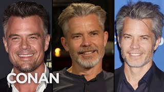 Timothy Olyphants Mom Cant Tell Him amp Josh Duhamel Apart  CONAN on TBS [upl. by Shaver]