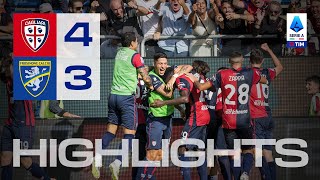 HIGHLIGHTS  CagliariFrosinone 43  Serie A TIM [upl. by Annay878]