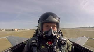 Unrestricted Climb Takeoff in F16 Fighter Jet [upl. by Flin]