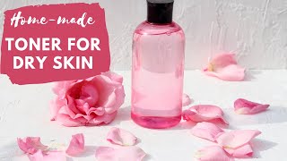 Rosewater and glycerine toner for dry skin I Dr Surbhi MD Skin [upl. by Yellas]