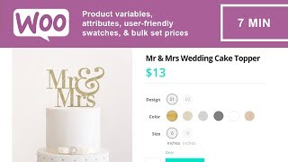 Woocommerce Essentials – Attributes Variable Products and Color Swatches Free [upl. by Eizle]