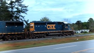 CSX Train Chasing Waycross Georgia [upl. by Garret]