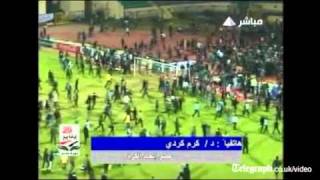 Egypt football violence leaves scores dead in Port Said [upl. by Znarf]