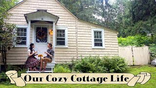 Beautiful White Cottage with Front Porch Southern Living House Plans [upl. by Lyrad]