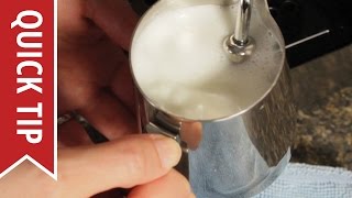 How to AutoFroth Milk for Lattes [upl. by Melania]