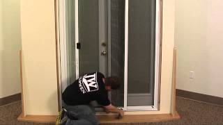 How to Install a Patio Door Screen [upl. by Alessandro]