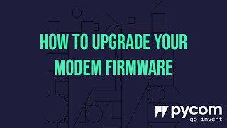 How to Upgrade Your Modem Firmware [upl. by Lougheed759]