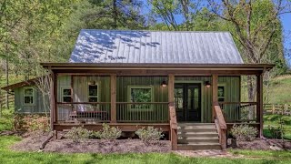 Rustic Stunning Little Cabin with Beautifully Decorated In Tennessee [upl. by Minsk]