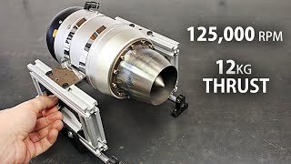 RC Jet Engine Thrust Test [upl. by Antone751]