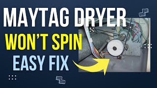 ✨ MAYTAG DRYER WON’T SPIN  Easy Belt Fix ✨ [upl. by Amzaj]