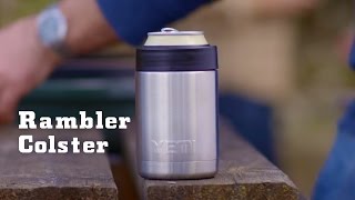 YETI Rambler Colster A Bear Hug for Your Beverage [upl. by Alliuqahs]