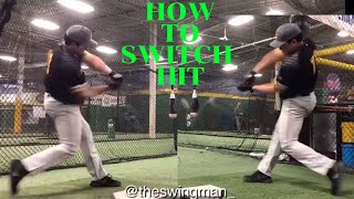 HITTING TIPS How to Become a SwitchHitter [upl. by Krenek]