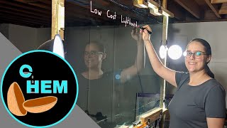 How to Make a Low Cost Lightboard for Online Teaching [upl. by Bettzel]