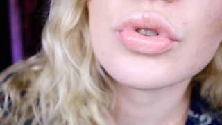 Up close kisses all over ASMR no talking [upl. by Kucik]