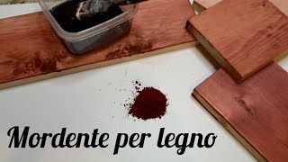 Dipingere il legno con il mordente [upl. by Elleret]