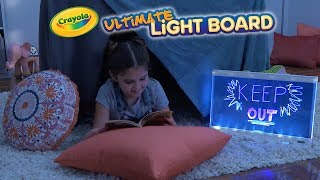 NEW Crayola Ultimate Light Board  Crayola Product Demo [upl. by Nailil]