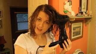 How To Use a Hair Diffuser and Get Natural Waves [upl. by Attenrev616]