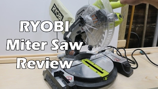 Ryobi 7 14quot Miter Saw Review [upl. by Eladroc496]