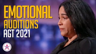 5 Most EMOTIONAL Auditions on Americas Got Talent 2021 [upl. by Aredna]