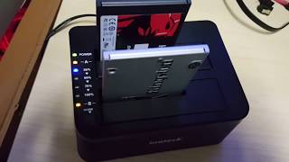 How to clone a Hard Drive or SSD with the Inateck Docking Station [upl. by Riamu]