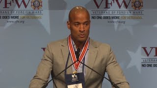 2018 VFW Americanism Award  David Goggins [upl. by Holmun555]